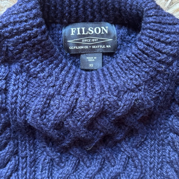 Filson Cableknot Wool Sweater - Picture 3 of 3